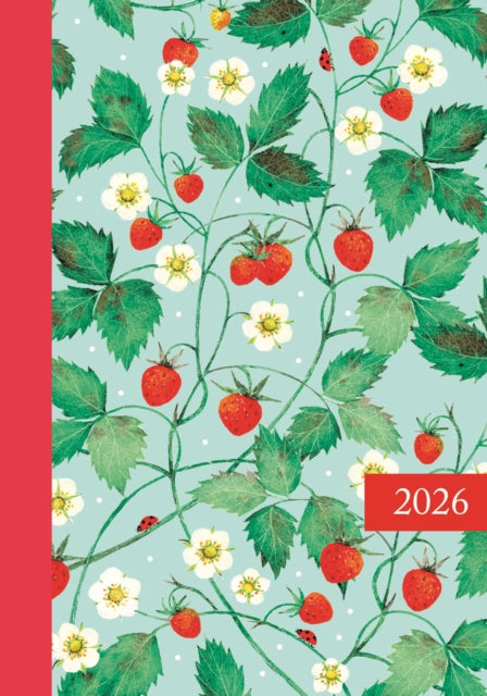Strawberry Floral A6 Diary 2026