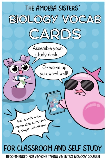The Amoeba Sisters Card Deck: Vocab Cards for Mastering Science
