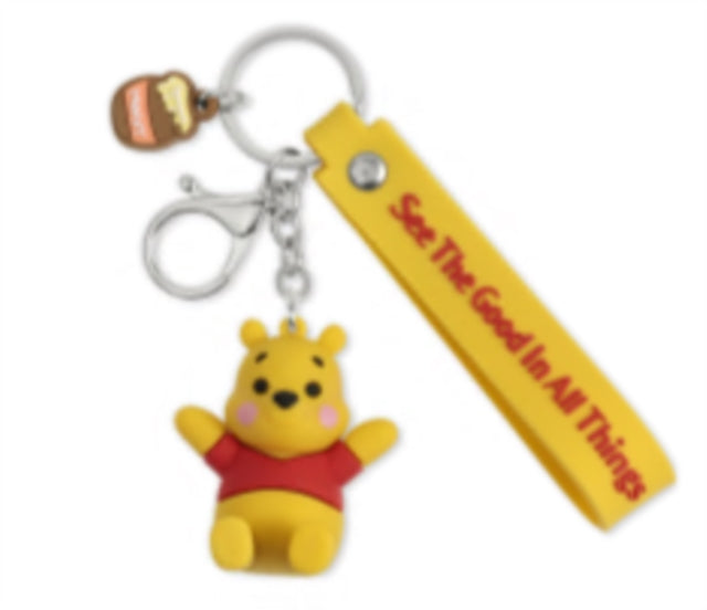 Disney Winnie The Pooh Yellow 3D Keychain