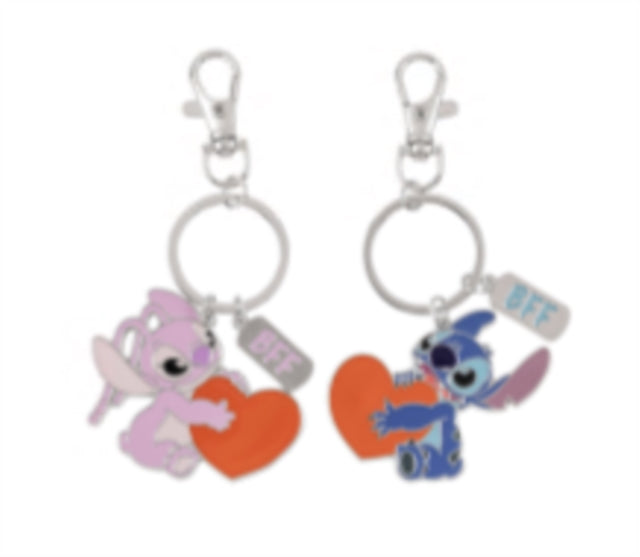 Stitch & Angel Bff Keychain Set