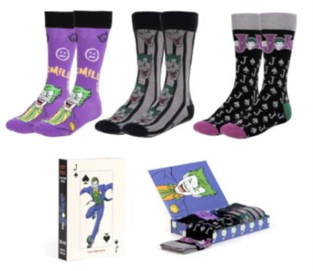 SOCKS PACK 3 PIECES BATMAN JOKER
