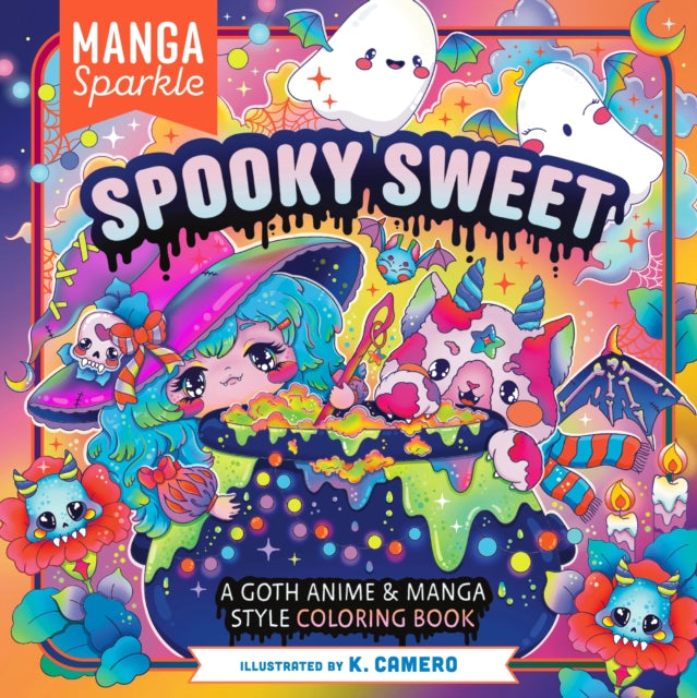 Manga Sparkle: Spooky Sweet: A Goth Anime & Manga Style Coloring Book