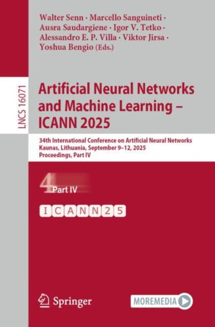 Artificial Neural Networks and Machine Learning – ICANN 2025: 34th International Conference on Artificial Neural Networks, Kaunas, Lithuania, September 9–12, 2025, Proceedings, Part IV
