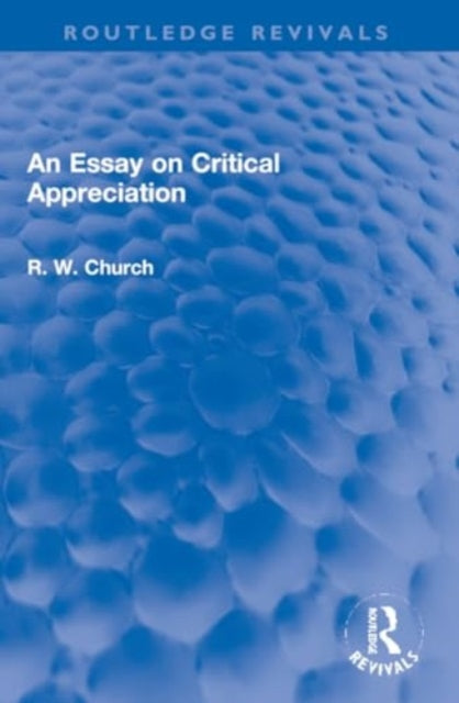 An Essay on Critical Appreciation