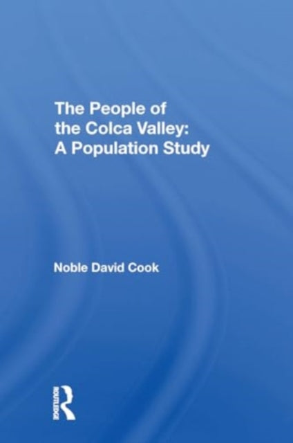 The People of the Colca Valley: A Population Study