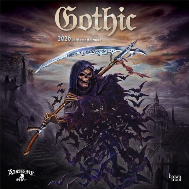 Alchemy, Gothic 2026 Square Flap Calendar