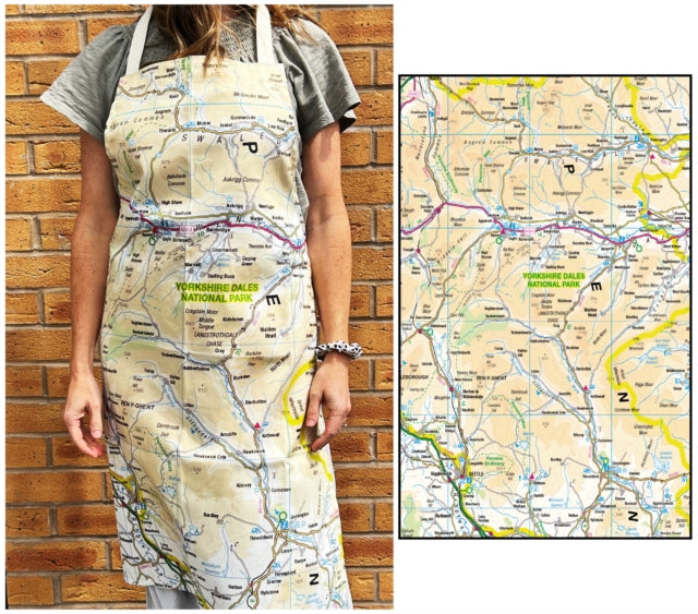 OS Map Adult Apron - Yorkshire Dales National Park