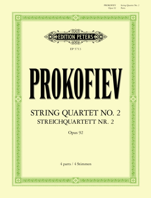 String Quartet No. 2 Op. 92 (Parts)