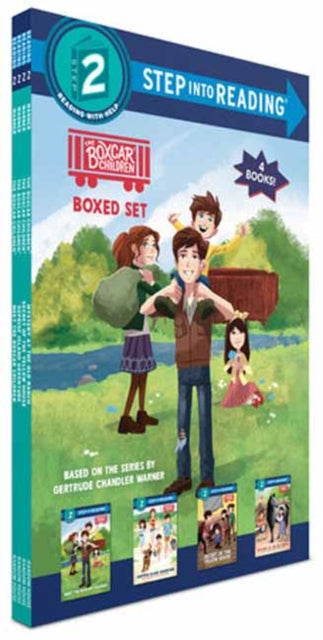 Boxcar Children Step into Reading Boxed Set #1: Meet the Boxcar Children; Surprise Island Adventure; Secret of the Yellow House;and Mystery at the Old Ranch