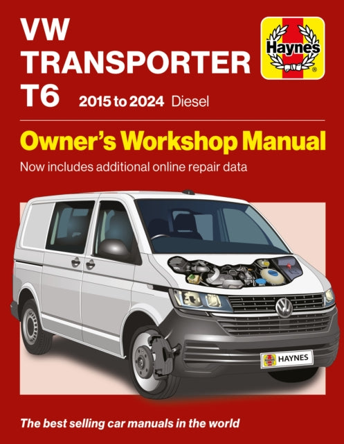 Volkswagen Transporter T6 2015 to 2024 Diesel: Owners Workshop Manual - Now includes additional online repair data