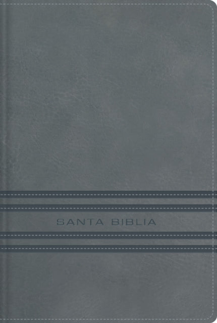 NBLA, Santa Biblia, Edicion versificada, Tamano bolsillo, Leathersoft, Gris, Palabras de Jesus en rojo, Comfort Print