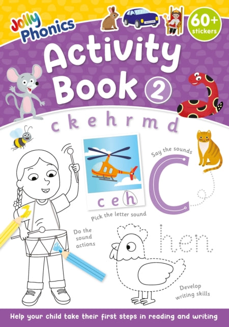 Jolly Phonics Activity Book 2: in Precursive Letters (British English edition)