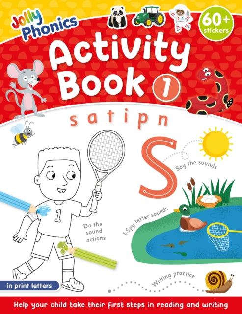 Jolly Phonics Activity Book 1: in Print Letters (American English edition)