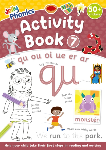 Jolly Phonics Activity Book 7: in Precursive Letters (British English edition)