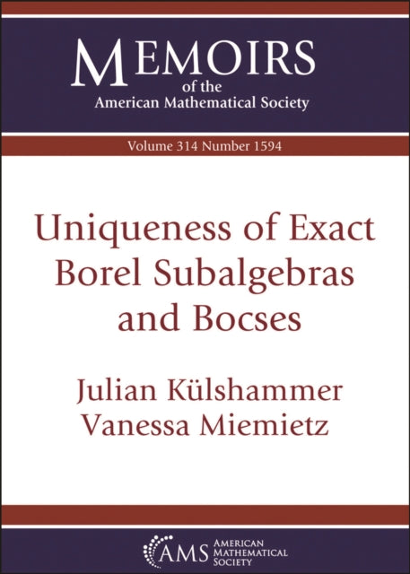 Uniqueness of Exact Borel Subalgebras and Bocses