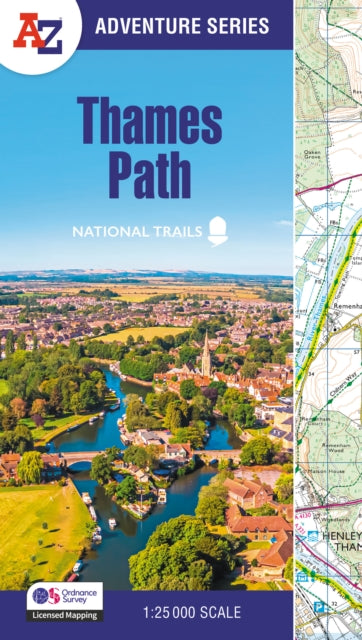 Thames Path: With Ordnance Survey Mapping