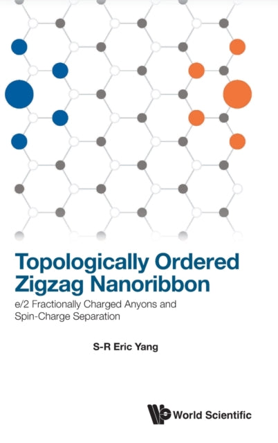 Topologically Ordered Zigzag Nanoribbon: E/2 Fractionally Charged Anyons And Spin-charge Separation