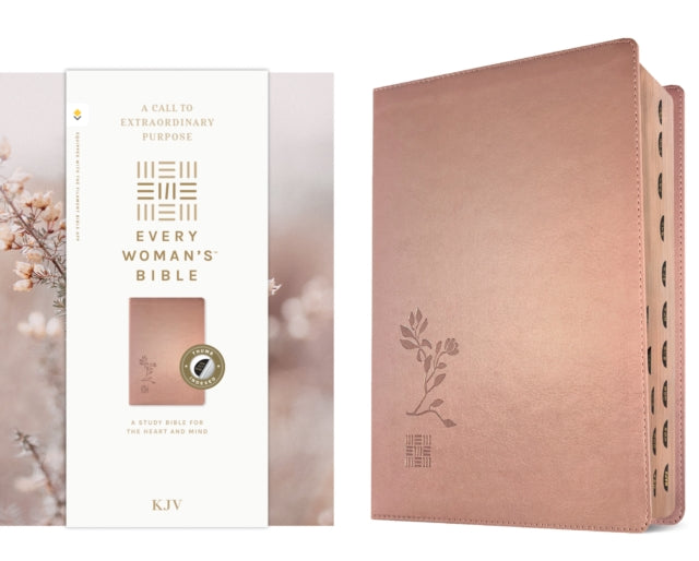 KJV Every Woman's Bible, Filament Enabled, Rose, Indexed: King James Version, Rose Gold, Filament Enabled Leatherlike, Every Woman's Bible, Indexed, Red Letter