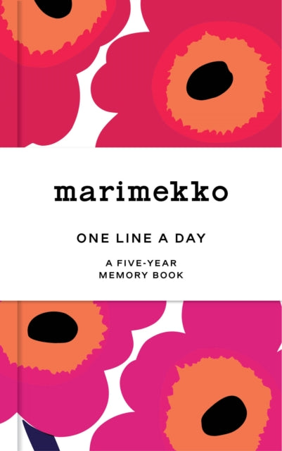 Marimekko One Line a Day (Red Unikko): A Five-Year Memory Book