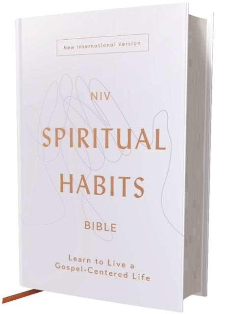 NIV, Spiritual Habits Bible, Hardcover, Red Letter, Comfort Print: Learn to Live a Gospel-Centered Life