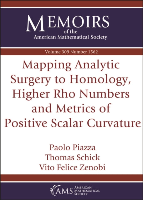 Mapping Analytic Surgery to Homology, Higher Rho Numbers and Metrics of Positive Scalar Curvature