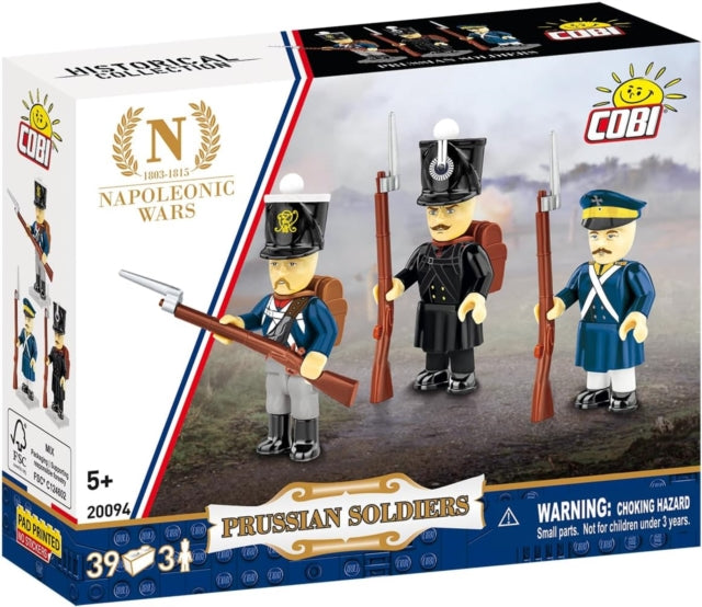 39 PCS HC NW /20094/ 3 FIGURINES SET (PRUSIAN)