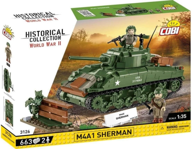 663 PCS HC WWII /3126/ M4A1 SHERMAN