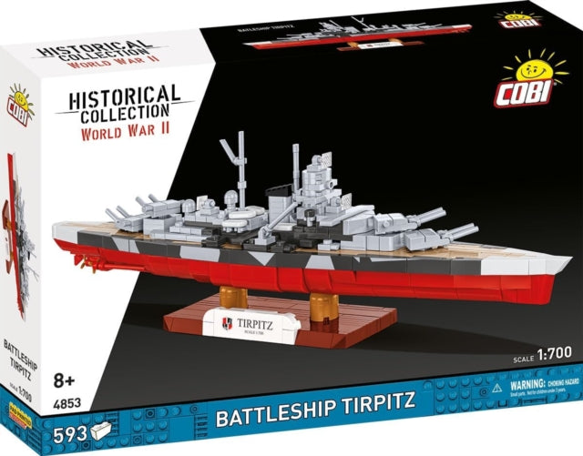 600 PCS HC WWII /4853/ Battleship TIRPITZ scale 1:700