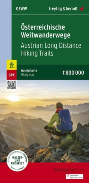 Austrian long distance routes, Hiking map 1:800.000: OEWW