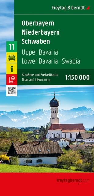 Upper Bavaria - Lower Bavaria - Schwaben, Roadmap: 1:150,000 scale