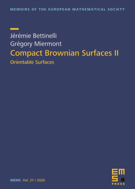 Compact Brownian Surfaces II: Orientable Surfaces