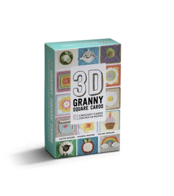 3D Granny Squares Cards: 52 Crochet Cards for Pop-Up Motifs
