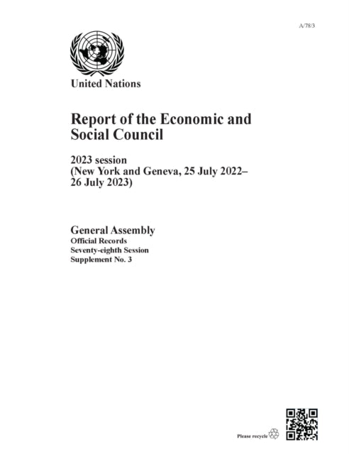 Report of the Economic and Social Council on Its 2023 Session