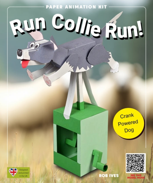 Run Collie Run paper animation Kit