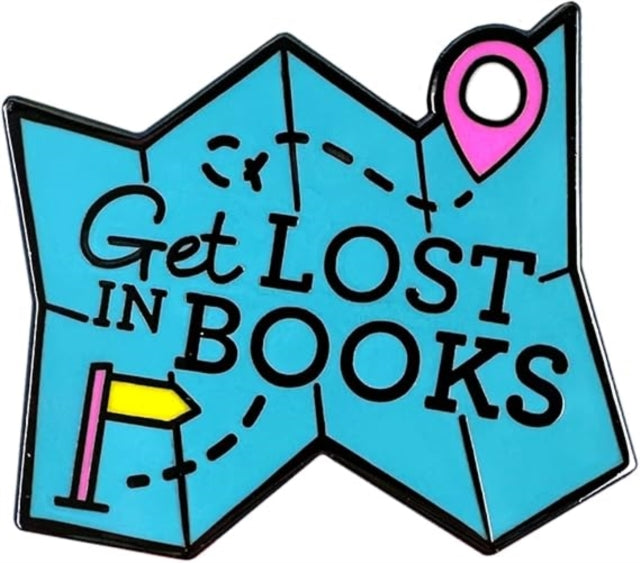 Get Lost in Books Pin Badge