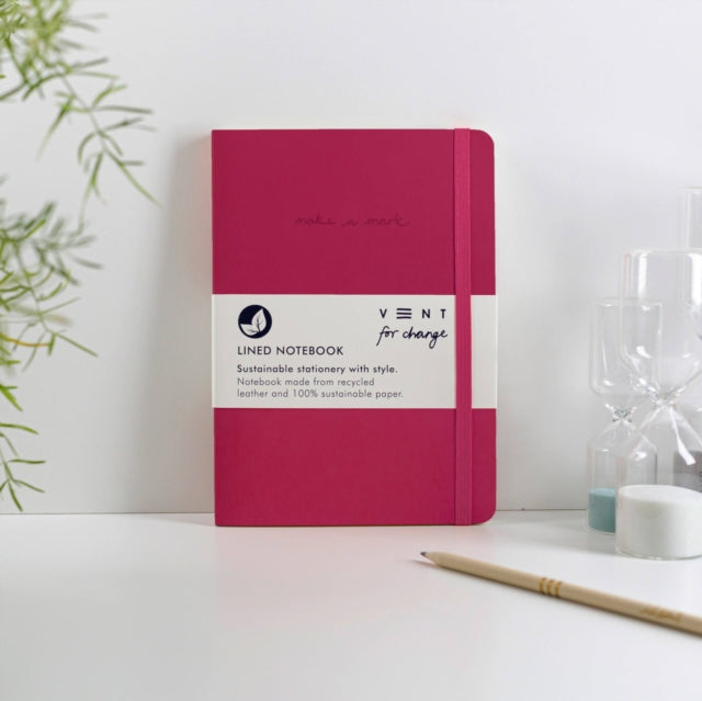 A5 Make a Mark - Raspberry Pink Notebook