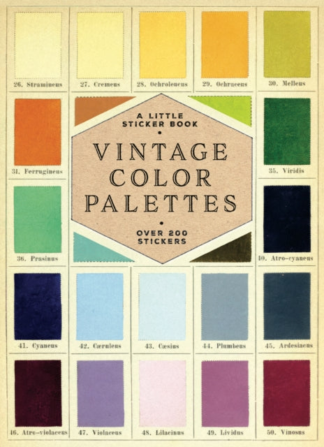 Vintage Colour Palettes: A Little Sticker Book