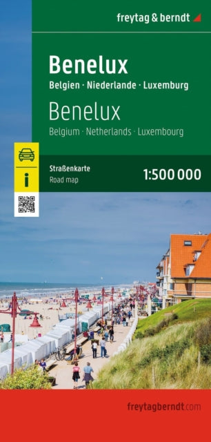 Benelux Road Map: Belgium - Netherlands - Luxembourg