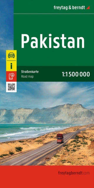 Pakistan Road Map: 1:1,500,000 scale
