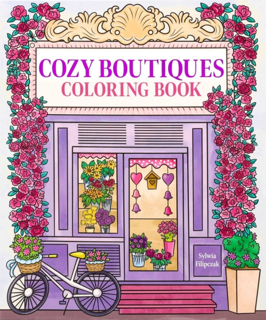 Cozy Boutiques Coloring Book