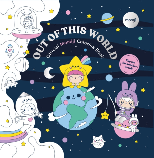 Official Momiji Coloring Book: 2-in-1 Kawaii Art Book Featuring Cute Collectible Characters and Cozy Affirmations for Relaxation and Display