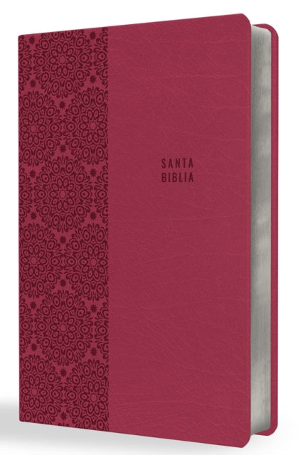 Biblia Reina Valera letra super gigante, simil piel fucsia / Spanish Bible Reina Valera Super Giant Print, Fuchsia Leathersoft