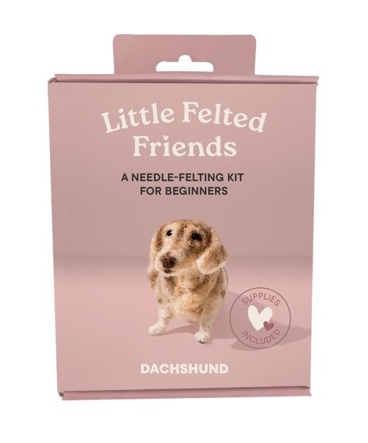 Little Felted Friends: Dachshund: Dog Needle-Felting Beginner Kits with Needles, Wool, Supplies, and Instructions