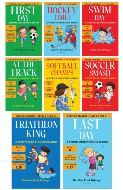 Phonics Readers Level 2 - Sports Club (Pack of 8)