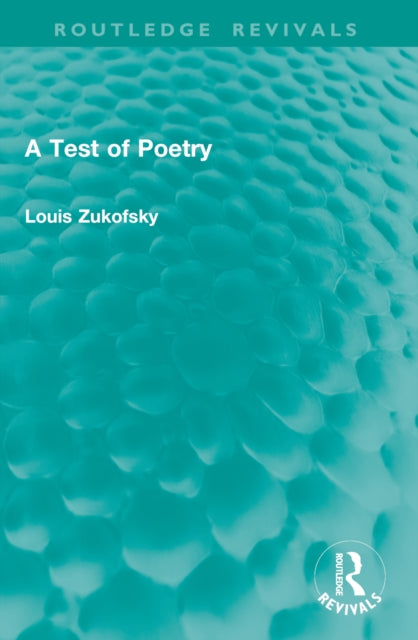A Test of Poetry