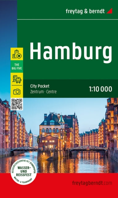 Hamburg City Map: Pocket Map 1:10,000 scale