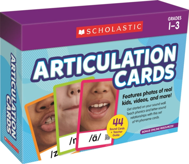 Articulation Cards Grades 1-3: 44 Cards + Teacher's Guide