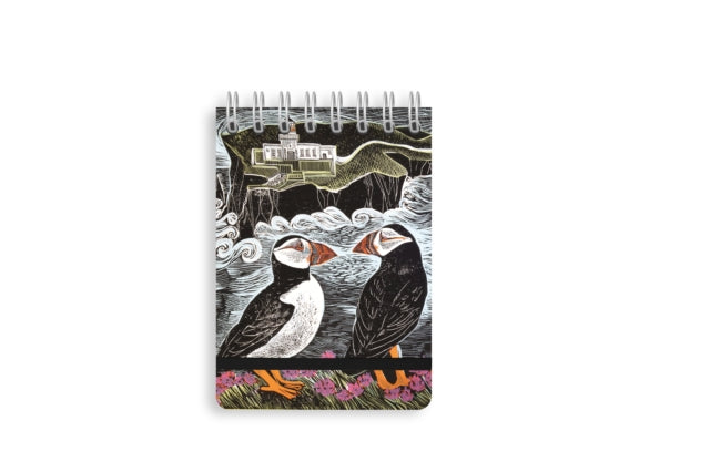 Angela Harding: Fair Isle Puffins (Spiral Bound Pocket Notebook)