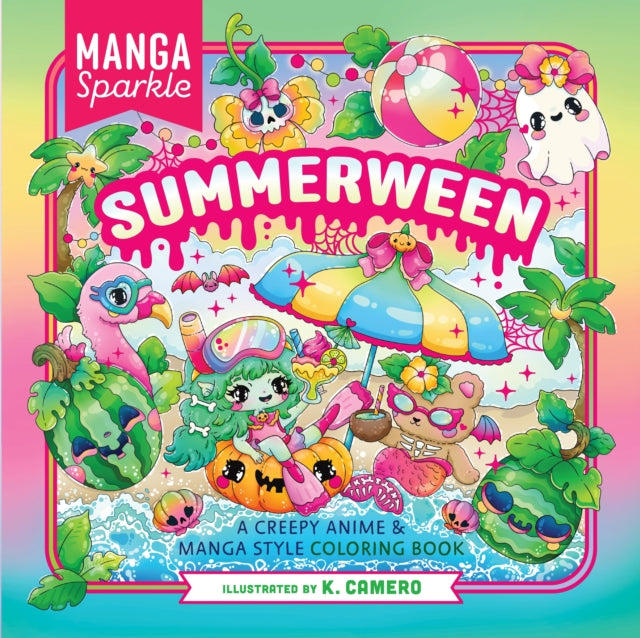Manga Sparkle: Summerween: A Creepy Anime & Manga Style Coloring Book