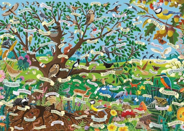 Jigsaw 1000 Piece - Wildlife Tree (L) cover